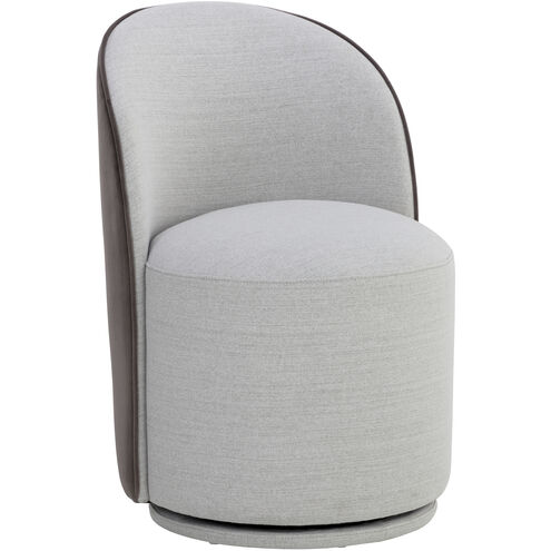 Cavoli Mina Light Grey / Meg Ash Swivel Dining Chair, Swivel